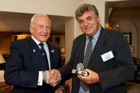 Buzz Aldrin and Alan Knight